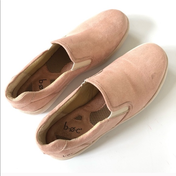boc Shoes - Born BOC Rose Gold Zamora Slip On Skater Shoe Pink